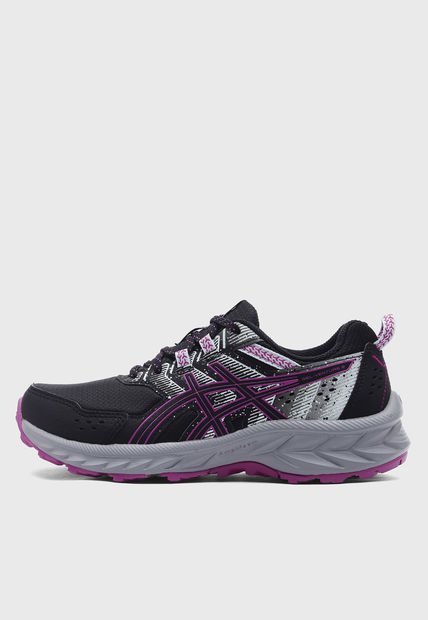 Tenis Trail Negro-Violeta-Blanco asics GEL-Venture 9