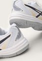 Tenis Volleyball Blanco-Azul-Dorado asics Upcourt 5 de Asics