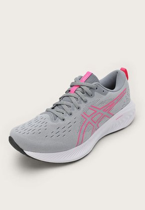 Tenis Running Gris-Blanco-Fucsia asics Gel-Excite 10