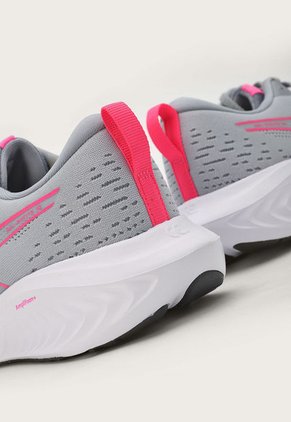 Tenis Running Gris-Blanco-Fucsia asics Gel-Excite 10