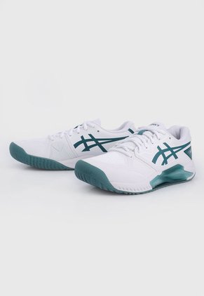 Tenis para Tennis Blanco-Verde asics Gel Challenger 13