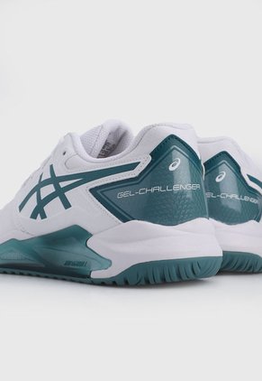 Tenis para Tennis Blanco-Verde asics Gel Challenger 13