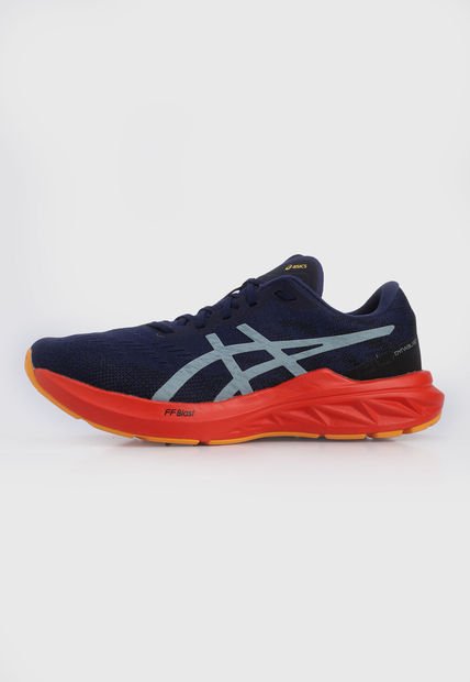 Tenis Running Azul-Rojo-Naranja asics Dynablast 3