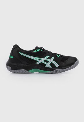 Tenis Volleyball Negro-Verde-Blanco asics Gel Rocket 10