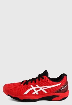 Tenis Para Tennis Rojo-Negro asics Solution Speed