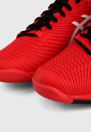 Tenis Para Tennis Rojo-Negro asics Solution Speed