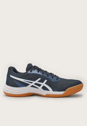 Tenis Volleyball Azul Navy-Blanco-Miel asics Upcourt 5