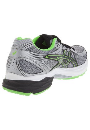Running Negro-Verde-Plateado asics Gel - Flux 3