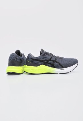 Tenis Training Gris-Blanco-Amarillo Neón asics Dynablast 3