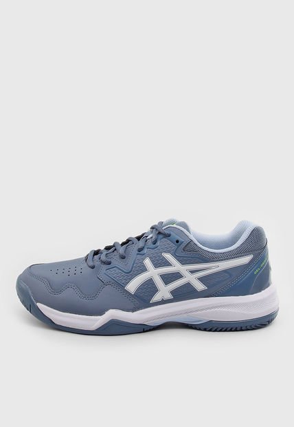 Tenis para Tennis Azul Raf-Blanco-Amarillo Neón asics Gel-Dedicate 7 Clay