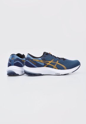 Tenis Running Azul-Blanco-Mostaza asics Gel Pulse 13