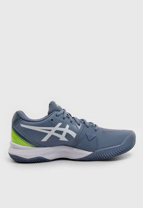 Tenis para Tennis Azul Raf-Amarillo Neón-Blanco asics Gel-Challenger 13 Clay