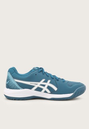 Tenis para Tennis Azul Petróleo-Blanco asics GEL-Dedicate 8