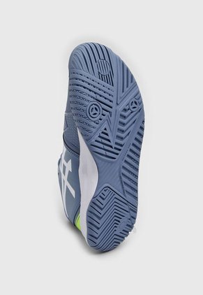 Tenis para Tennis Azul Raf-Amarillo Neón-Blanco asics Gel-Challenger 13