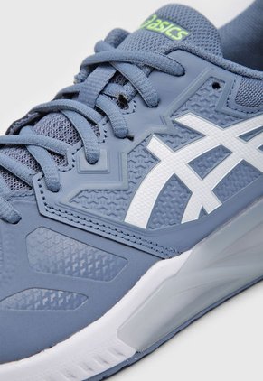 Tenis para Tennis Azul Raf-Amarillo Neón-Blanco asics Gel-Challenger 13