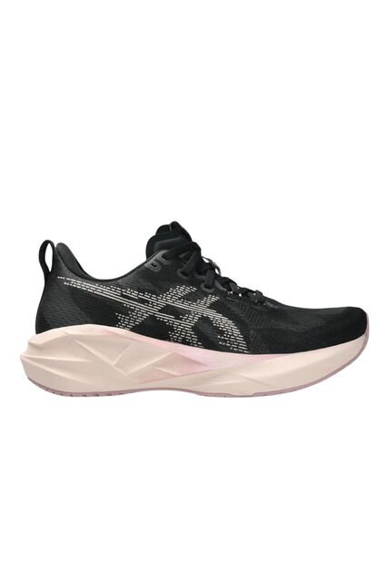 Tenis Asics Novablast 5 Mujer-Negro/Rosa