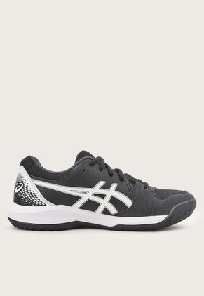 Tenis para Tennis Negro-Blanco-Gris asics GEL-Dedicate 8