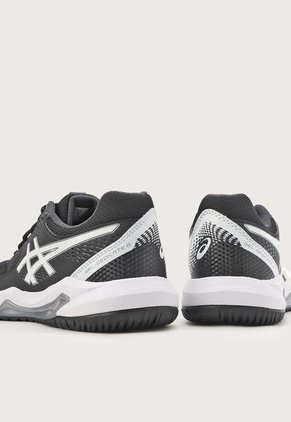 Tenis para Tennis Negro-Blanco-Gris asics GEL-Dedicate 8