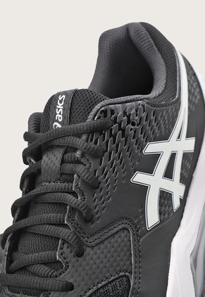 Tenis para Tennis Negro-Blanco-Gris asics GEL-Dedicate 8