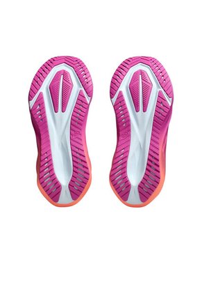 Tenis Asics Novablast 5 Mujer-Celeste/Fucsia