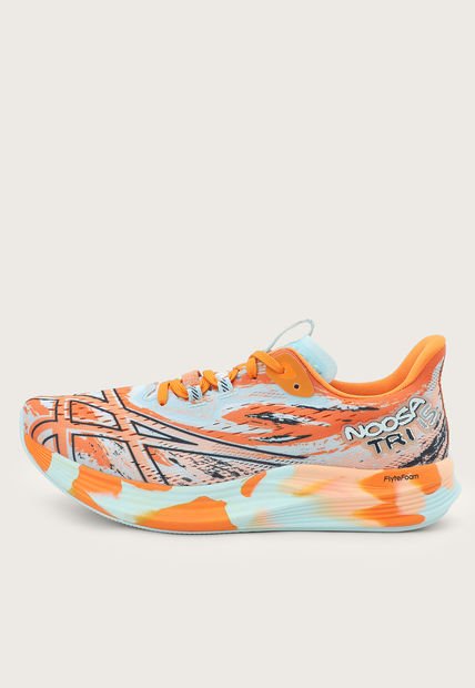 Tenis Running Naranja-Celeste-Negro asics Noosa Tri 15