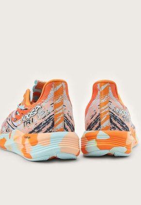 Tenis Running Naranja-Celeste-Negro asics Noosa Tri 15