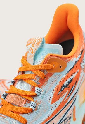 Tenis Running Naranja-Celeste-Negro asics Noosa Tri 15