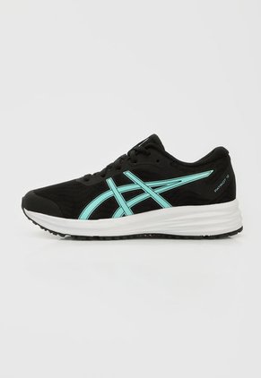 Tenis Running Negro-Blanco-Azul asics Patriot 12