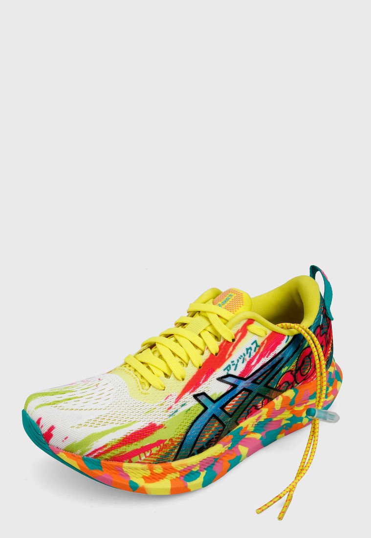 asics running multicolor