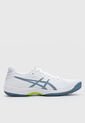 Tenis para Tennis Blanco-Azul-Amarillo Neón asics Gel Game 9 de Asics