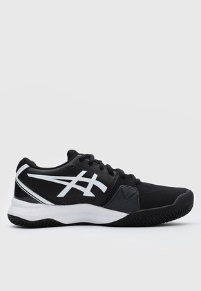 Tenis para Tennis Negro-Blanco-Fucsia asics Gel-Challenger 13 Clay