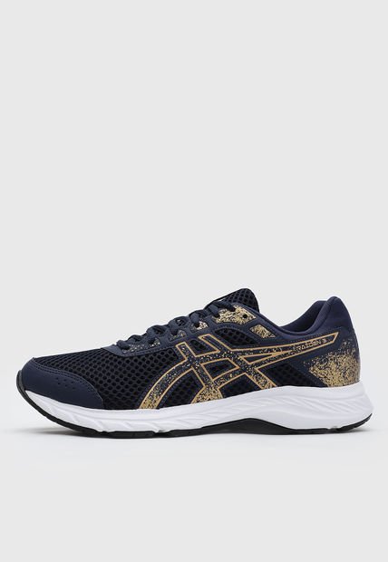 Tenis Running Azul-Dorado-Blanco asics Raiden 3
