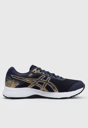 Tenis Running Azul-Dorado-Blanco asics Raiden 3