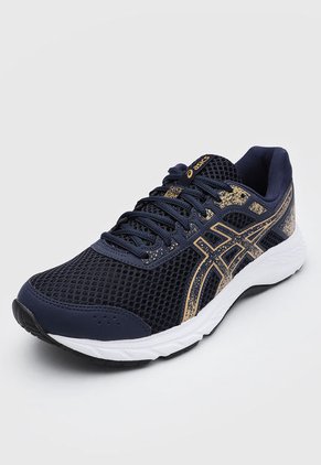 Tenis Running Azul-Dorado-Blanco asics Raiden 3