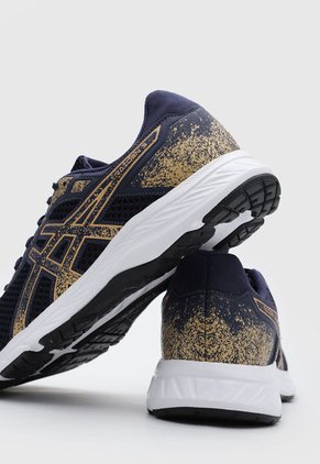 Tenis Running Azul-Dorado-Blanco asics Raiden 3