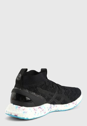 Tenis Running Negro-Blanco-Azul asics HyperGEL-Kan