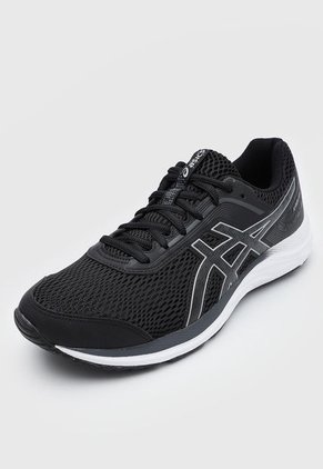 Tenis Running Negro-Blanco-Gris asics Kabuki