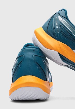 Tenis asics Gel Rocket 12 Turquesa