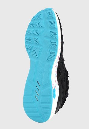 Tenis Running Negro-Blanco-Azul asics HyperGEL-Kan