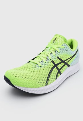 Tenis Running Amarillo Neón-Negro-Azul asics Hyper Speed 2