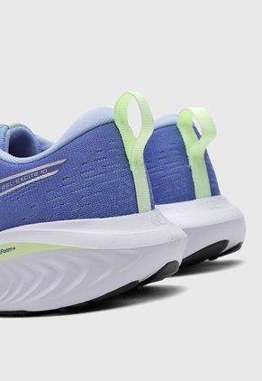 Tenis Running Azul Púrpura-Plateado-Verde Lima asics GEL-Excite 10