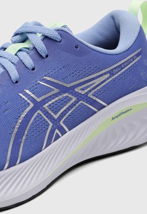 Tenis Running Azul Púrpura-Plateado-Verde Lima asics GEL-Excite 10