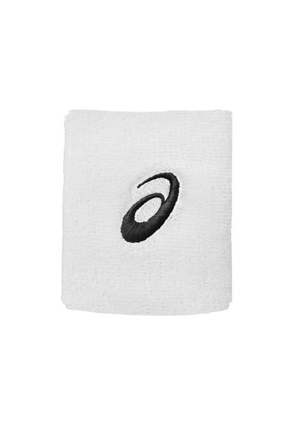 Muñequera Asics Wrist Band Pair Unisex-Blanco
