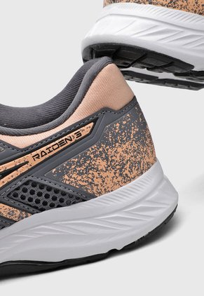 Tenis Running Gris-Salmón asics Raiden 3