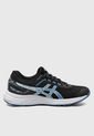 Tenis Running Negro-Turquesa-Blanco asics Kabuki de Asics