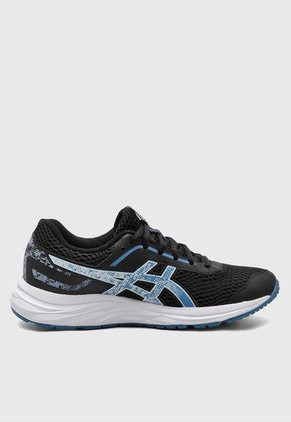 Tenis Running Negro-Turquesa-Blanco asics Kabuki