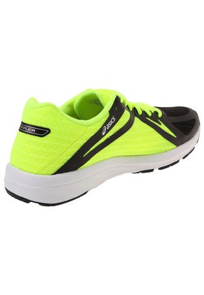 Tenis Negro-Amarillo Neón asics Amplica