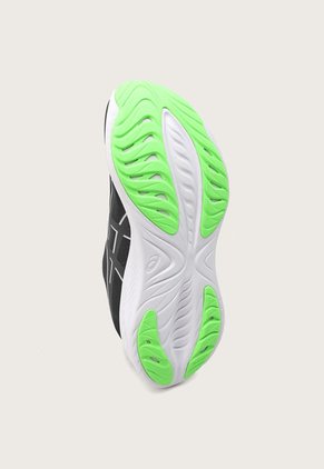 Tenis Running Negro-Blanco-Verde Neón asics Gel-Cumulus 25 Lite-Show