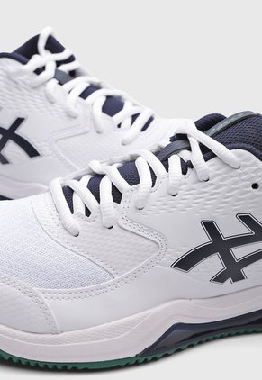 Tenis asics Gel - Dedicate 8 Clay Blanco