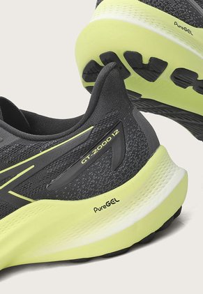 Tenis Running Negro-Amarillo asics GT-2000 12